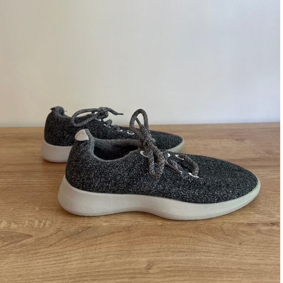 Allbirds Womens Wool Runners Sneakers Size 6 Gray Merino Wool Lace Ups Casual - Picture 2 of 8